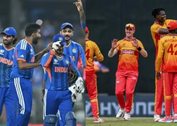 India vs Zimbabwe T20 World Cup match where India secured 72-run victory