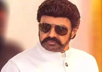 Nandamuri Balakrishna in a mass action look from upcoming film