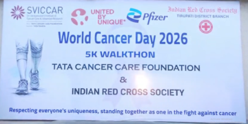 World Cancer Day walkathon held in Tirupati for cancer awareness