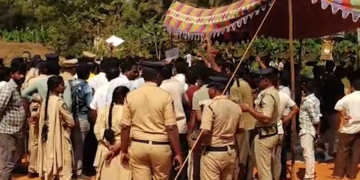 Villagers protest at ONGC site in Veeravellipalem, Konaseema