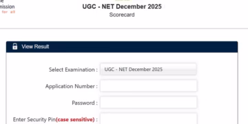 ugc net december 2025 results scorecard nta website