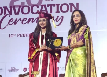 Sreeleela in graduation gown holding MBBS certificate
