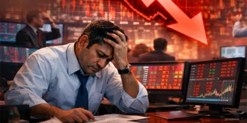 Sensex crashes 1000 points amid IT stock selloff