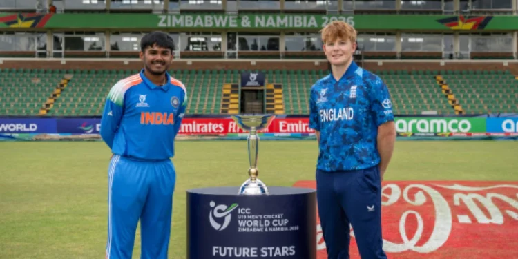 India Under-19 team ahead of World Cup final against England