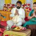 Nandamuri Balakrishna performing Bhoomi Puja for new Hindupuram house