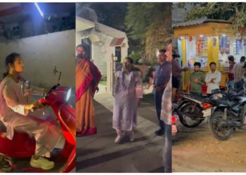 Galla Madhavi visits Brindavan Gardens after public complaint in Guntur