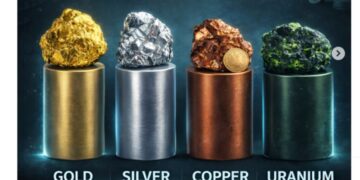 Investing in gold, silver, copper, and uranium in 2026