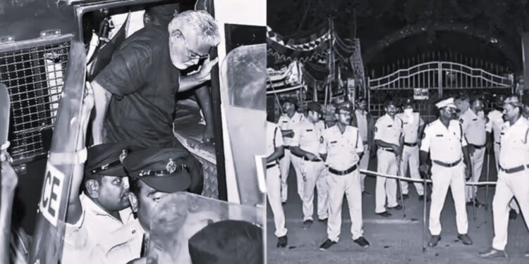 Ambati Rambabu escorted by police to Guntur court