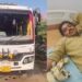 Private bus accident near Srikalahasti in Tirupati district