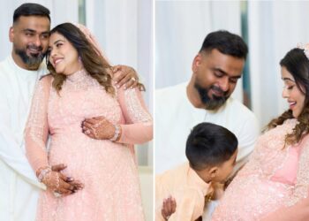 Purna baby bump photo at seemantham