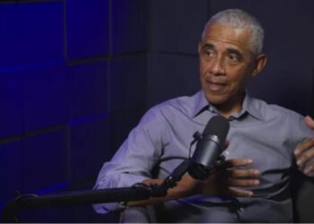 Barack Obama speaking in podcast interview
