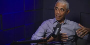 Barack Obama speaking in podcast interview