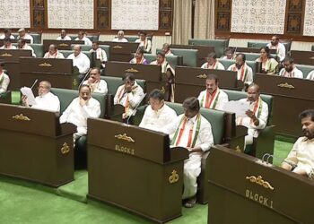 Revanth Reddy during Telangana Assembly Budget session