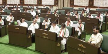 Revanth Reddy during Telangana Assembly Budget session