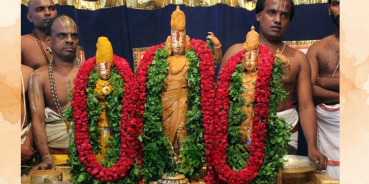 Devotees at Sri Kodandarama Swamy Temple Brahmotsavams Tirupati