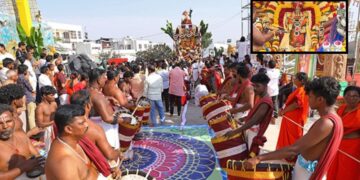 Sri Venkateswara Swamy Rathotsavam at Jubilee Hills Temple