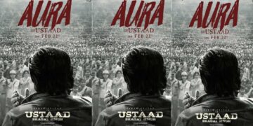 Pawan Kalyan in Ustaad Bhagat Singh Aura song poster