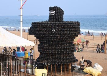 Koti Lingarchana at RK Beach Visakhapatnam