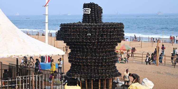 Koti Lingarchana at RK Beach Visakhapatnam