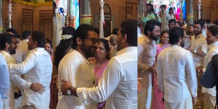 ys jagan meets suriya and karthi at chennai wedding