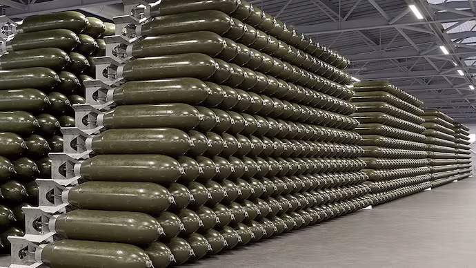 Satellite view of Chinese nuclear bunkers in Sichuan near Arunachal Pradesh