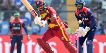 West Indies vs Nepal T20 World Cup match