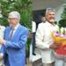 Bill Gates meeting Chandrababu Naidu at Andhra Pradesh Secretariat