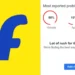 Flipkart website showing error during India outage February 2026