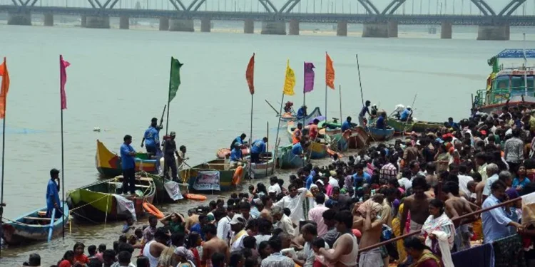 Godavari Pushkaralu 2027 preparations in Andhra Pradesh with new ghats and temple renovations