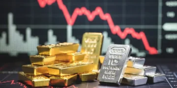 gold and silver prices today fall bullion market