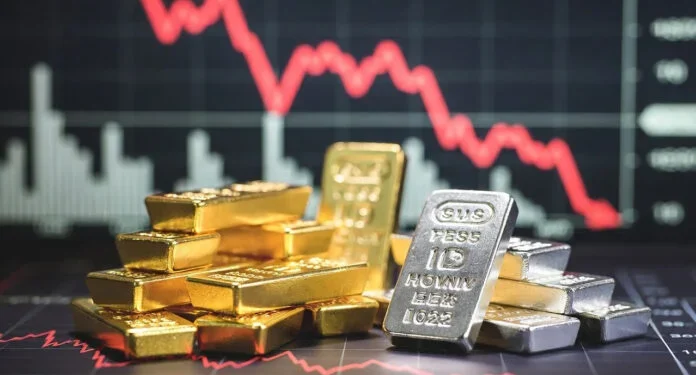 gold and silver prices today fall bullion market