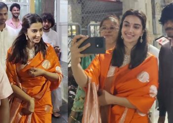 Actress Meenakshi Chaudhary Tirumala temple darshan