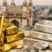 Gold and silver prices increase in Hyderabad bullion market