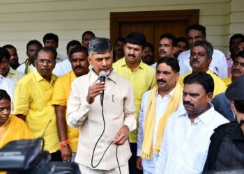 Chandrababu Naidu warns TDP leaders about YSRCP unrest plots