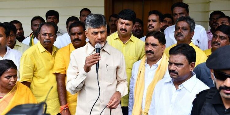 Chandrababu Naidu warns TDP leaders about YSRCP unrest plots
