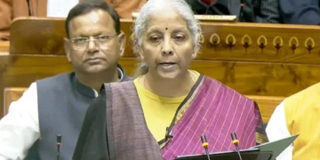 Finance Minister Nirmala Sitharaman presents Union Budget 2026-27 highlighting Viksit Bharat vision and Andhra Pradesh benefits