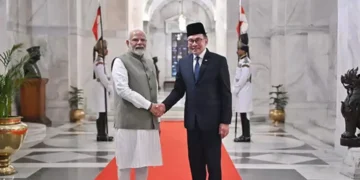 Prime Minister Narendra Modi meets Malaysian PM Anwar Ibrahim in Malaysia