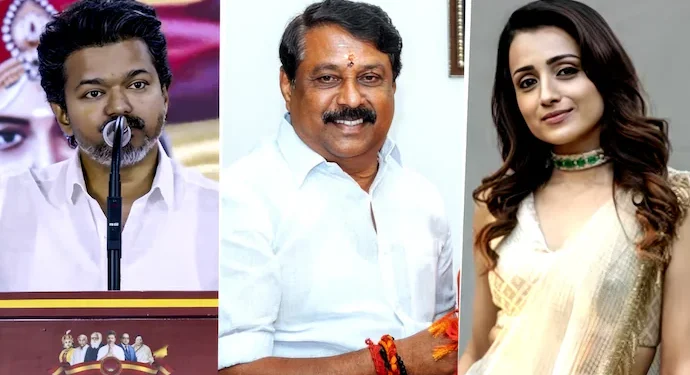 Trisha responds to BJP leader comments on Vijay’s political rally