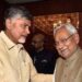 Chandrababu Naidu wishing Nitish Kumar on birthday Bihar Chief Minister Nitish Kumar