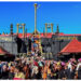 Women protesting outside Sabarimala Temple