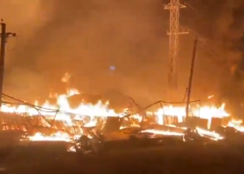 Pragathi Nagar fire accident after cylinder explosion