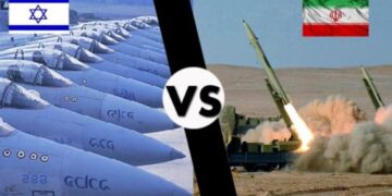 Iran and Israel military comparison with jets and missiles