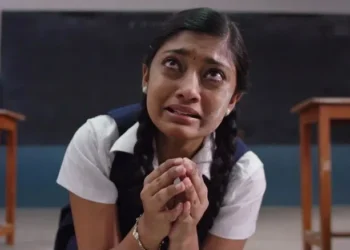 Ratsasan movie poster with Vishnu Vishal and Amala Paul