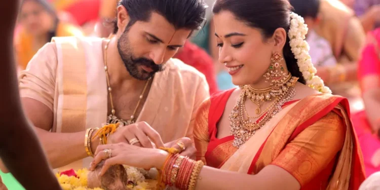 Vijay Deverakonda at Deverakonda Charitable Trust scholarship event